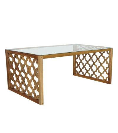 Antigua Coffee Table - glass top by Monologue | Style Our Home