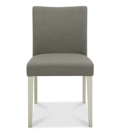Bergen Grey Washed Oak 2-4 Seater Table & 4 Chairs in Titanium Fabric