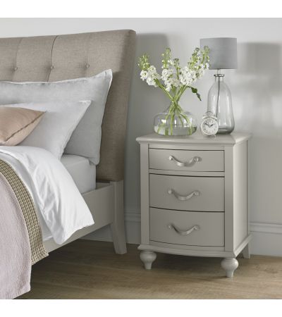 Montreux Urban Grey 3 Drawer Nightstand - Style Our Home