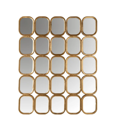 Marila Mirror With 25 Mirrors (Gold)