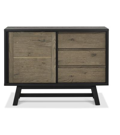Camden Weathered Oak & Peppercorn Narrow Sideboard by Bentley Designs | Style Our Home