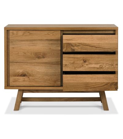 Camden Rustic Oak Narrow Sideboard by Bentley Designs | Style Our Home