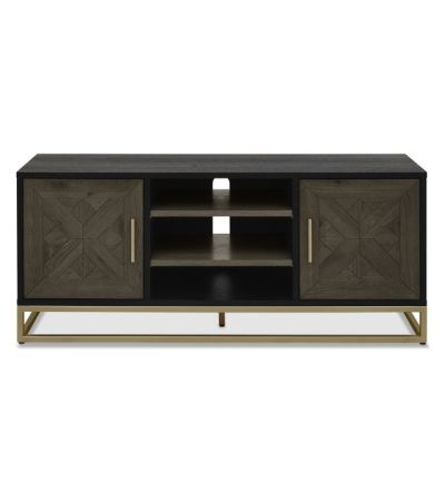 Athena Fumed Oak Entertainment Unit by Bentley Designs | Style Our Home