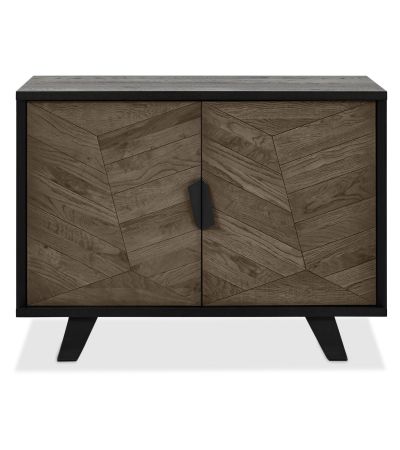 Emerson Weathered Oak & Peppercorn Narrow Sideboard by Bentley Designs | Style Our Home
