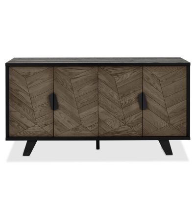 Emerson Weathered Oak & Peppercorn Wide Sideboard by Bentley Designs | Style Our Home
