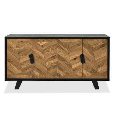 Emerson Rustic Oak & Peppercorn Wide Sideboard by Bentley Designs | Style Our Home
