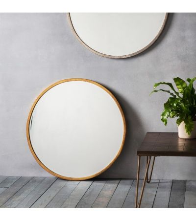 Higgins Round Mirror - Antique Gold - Style Our Home