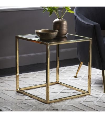 Santorini Gold Side Table 