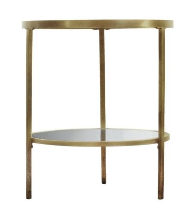 Hudson Champagne Side Table - Style Our Home 