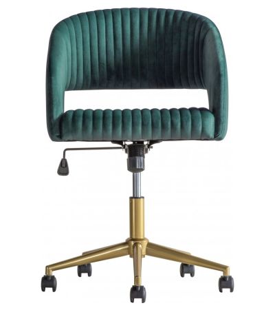 Murray Swivel Chair Green Velvet