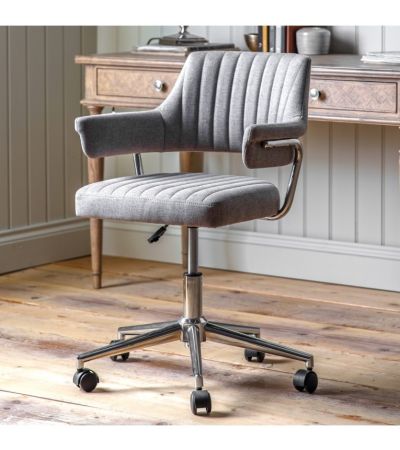 Mcintyre Swivel Chair Grey