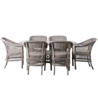 Basilique 6 Seater Oval Dining Set by Hudson Living | Style Our Home