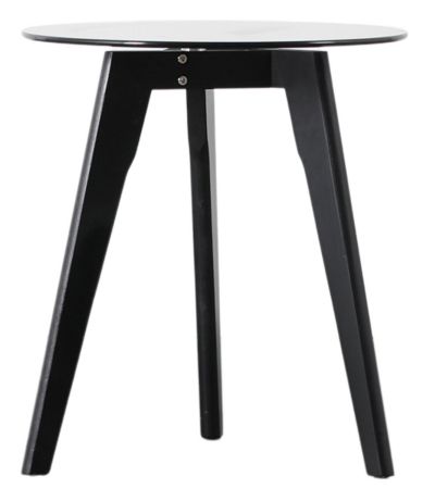 Blake Black Round Side Table by Hudson Living| Style Our Home
