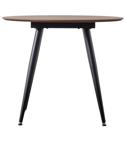 Danbury Walnut Round Dining Table by Hudson Living | Style Our Home