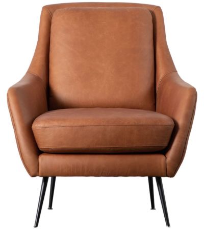 Waldorf Brown Armchair by Hudson Living | Style Our Home