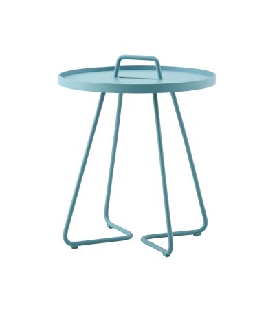 On-The-Move Small Aqua Blue Side Table by Cane-line | Style Our Home