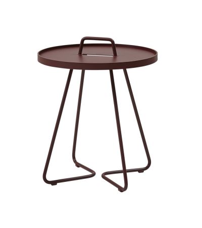 On-The-Move Small Bordeaux Side Table