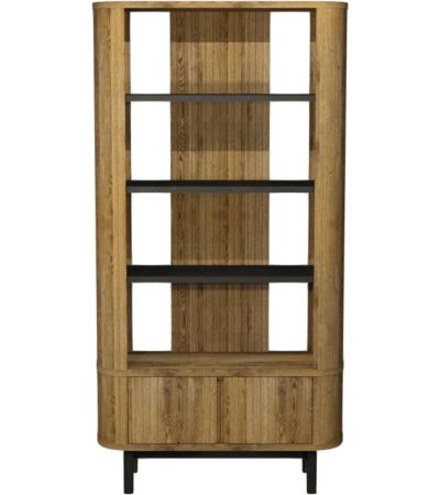 Vega Rustic Oak & Peppercorn Display Unit