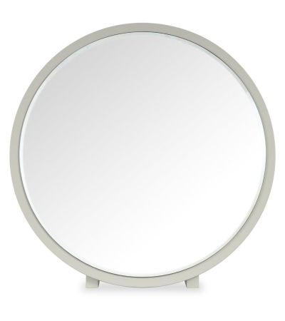 Larsen Scandi Oak & Soft Grey Vanity Mirrorby Bentle by Designs | Style Our Home