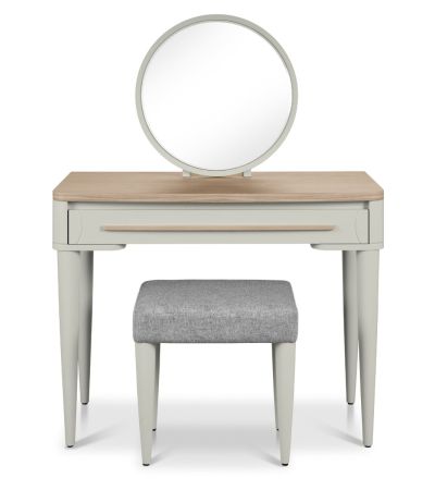 Larsen Scandi Oak & Soft Grey Dressing Table Setby Bentle by Designs | Style Our Home