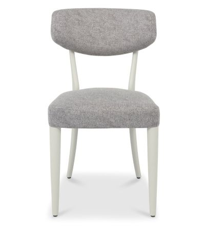Larsen Soft Grey Upholstered Chair - Grey Fabric (Pair) by Bentley Designs | Style Our Home