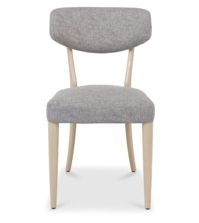 Larsen Scandi Oak Upholstered Chair - Grey Fabric (Pair)by Bentle by Designs | Style Our Home