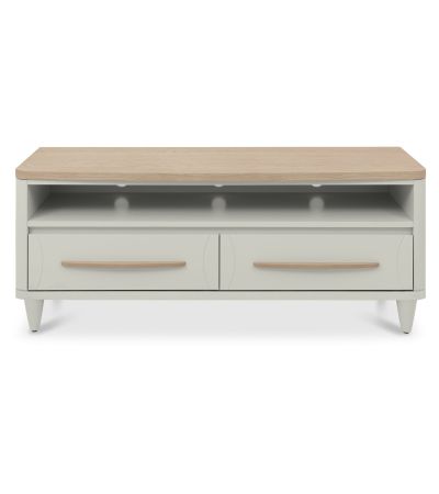 Larsen Scandi Oak & Soft Grey Entertainment Unitby Bentle by Designs | Style Our Home