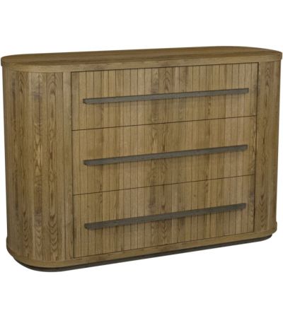 Vega Knotty Oak & Weathered Oak 3 Drawer Chest
