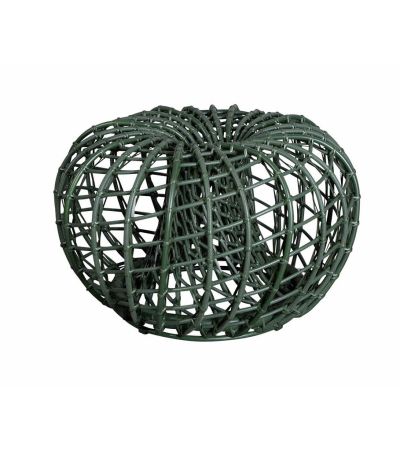 Nest Dark Green Footstool - Outdoor by Cane-line |Style Our Home
