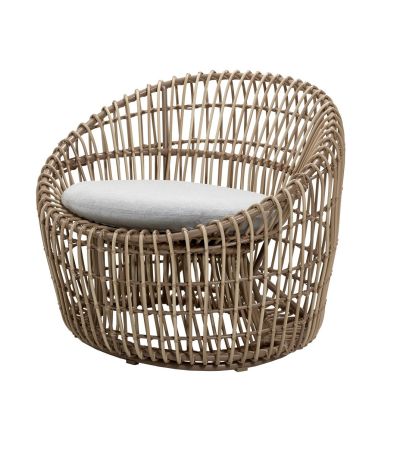 Nest Round Natural Chair - Outdoor by Cane-line | Style Our Home