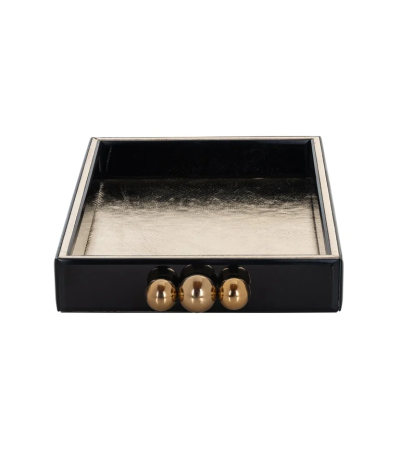 Liv Tray (Black/Gold)