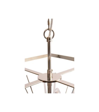 Large Silver Starburst Chandelier  By Libra | Style Our Home