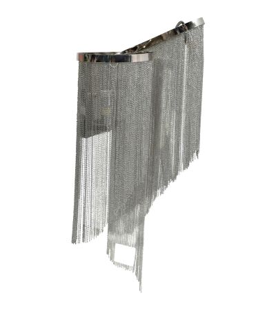 Niagara Silver Chain 3 Bulb Wall Lamp By Libra | Style Our Home
