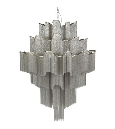 Niagara Silver Chain 15 Light Pendant Lamp Extra Large By Libra | Style Our Home