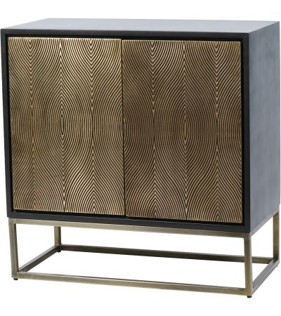 Izabella Embossed 2 Door Cabinet by Libra | Style Our Home 