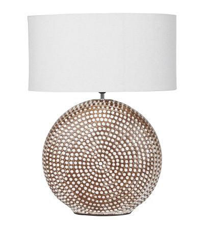 Chariot Round Ceramic Lamp  By Libra | Style Our Home