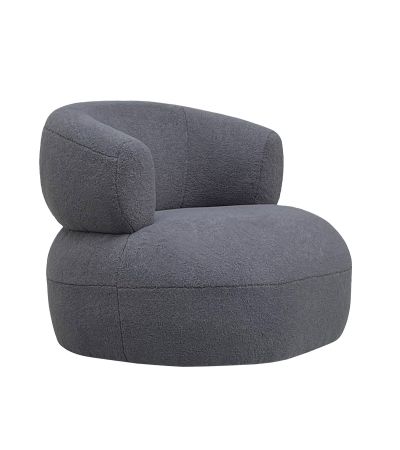 Luna Occasional Chair in Boucle Grey By Libra | Style Our Home