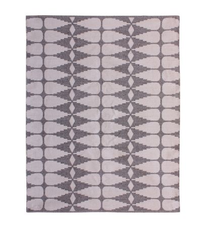 Ayudar Jacquard Woven Ivory, Grey & Charcoal 160x230cm  By Libra | Style Our Home 