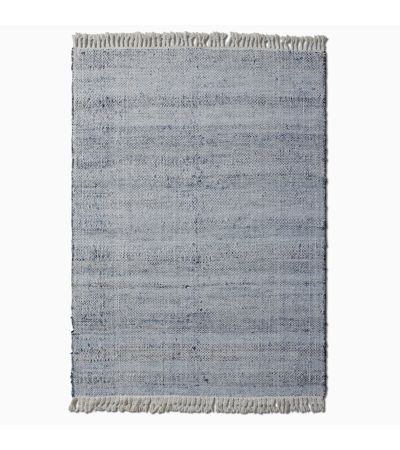 Ernad Hand Woven Grey & Cream 160x230cm Denim & Wool Rug By Libra | Style Our Home