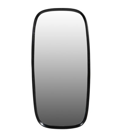 Lin Dark Graphite Textured Aluminium Mirror Slim by Ora Designs | Style Our Home