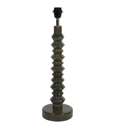 Lacquer Table Lamp Base Olive (Base Only) 16" Shade by Libra Designs | Style Our Home

