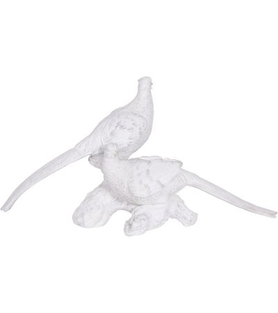 Laura Ashley Distressed Pheasant Pair Sculpture