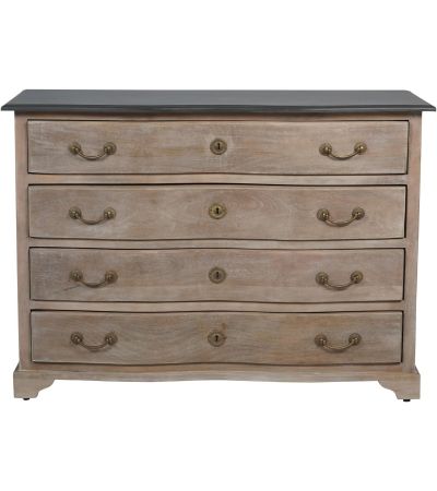 Laura Ashley Natural Wood Swannington 4 Drawer Chest of Drawers
