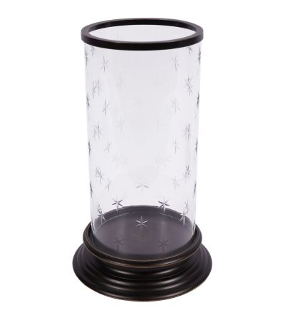 Laura Ashley Dark Bronze Cleverton Hurricane Lamp Large by Ora Designs | Style Our Home