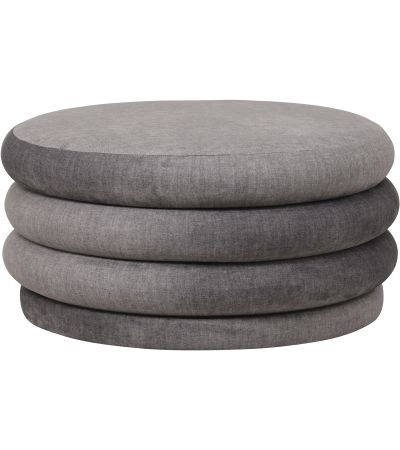 Casa Upholstered Storage Ottoman Grey by Libra Designs | Style Our Home