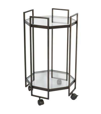 Cecilia Gilded Bronze Drinks Trolley by Ora Designs | Style Our Home