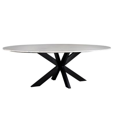 Lexington 230cm White Oval Dining Table by Richmond Interiors | Style Our Home 