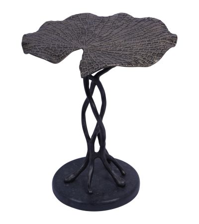 Lily Pad Leaf Side Table in Cast Aluminium by Ora Designs | Style Our Home