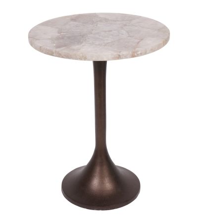 Bosworth Smokey Quartz Side Table 42cm