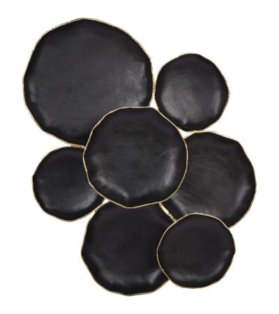 Aslo 7 Disc Black Metal Wall Art by Ora Designs | Style Our Home